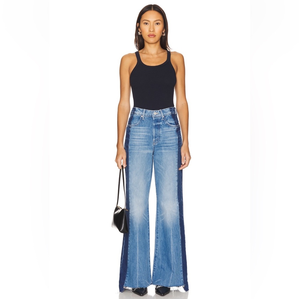 MOTHER Blue Flare & Wide Leg Jeans